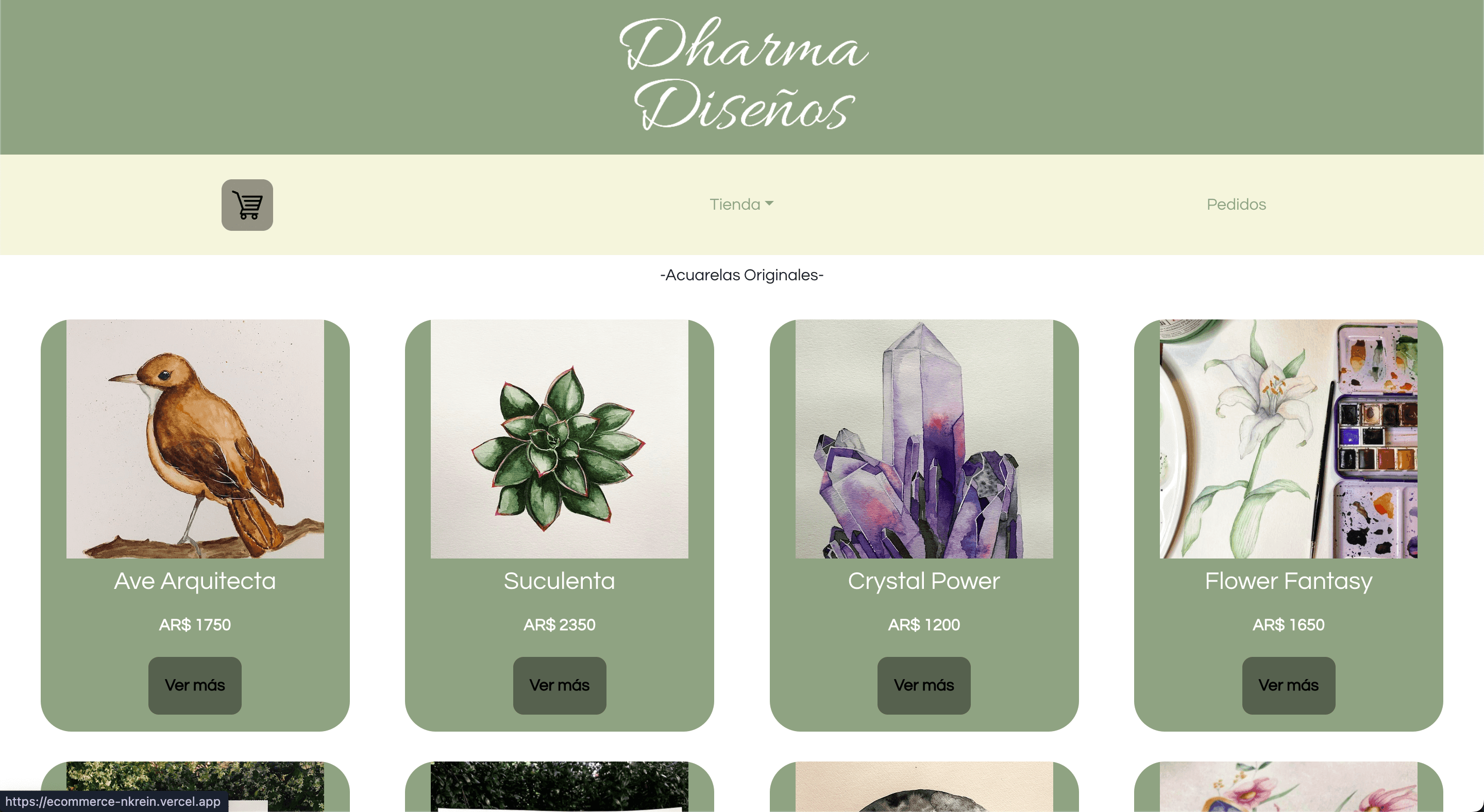 Dharma - Tienda electrónica